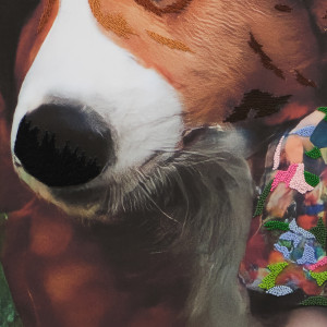 Detail of Laurie and Penny in the Field, 2023