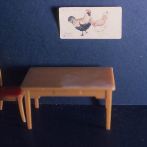 Chair/ Table/ Rooster