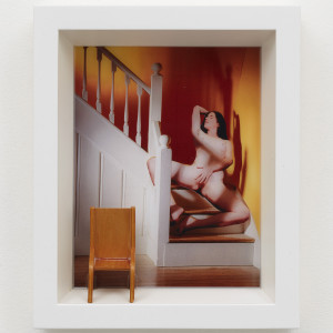 Color Pictures/Deep Photos (Staircase/Orange Wall/Chair), 2022