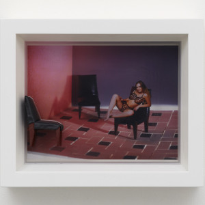 Color Pictures/Deep Photos (Drawn on Bikini/Three Black Chairs), 2022