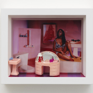 Color Pictures/Deep Photos (Pink Dressing Table with Toiletries), 2022