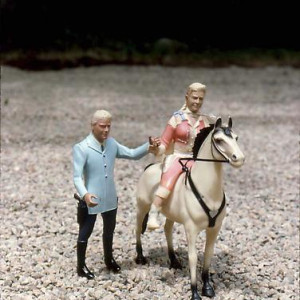 Vertical Man/ Woman/ Horse