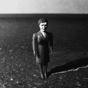 Woman with Chalk Line