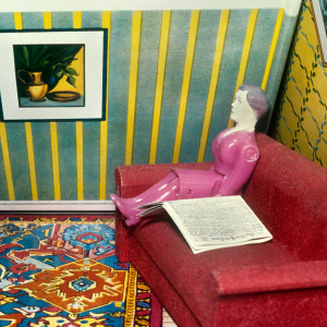 Woman Reading Newspaper