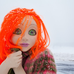 Orange Hair/Snow/Close Up