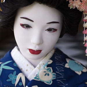 The Love Doll/Day 32 (Blue Geisha Close-up)