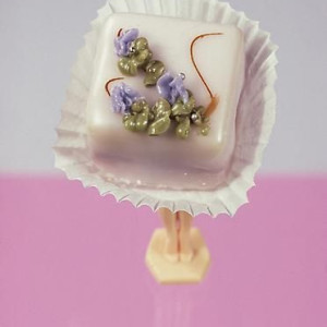 Four Petit-Fours (Study for a Walking Cake) Pink